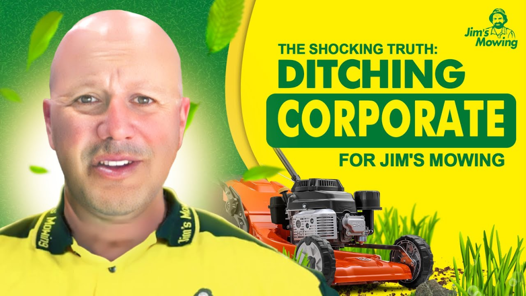 Nathan Willason of Jim’s Mowing Hahndorf sharing how he built 72 regular clients after leaving Telstra
