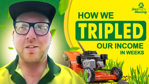 How Jack Elliot Tripled Income and Built 10 Regular Clients Fast with Jim’s Mowing