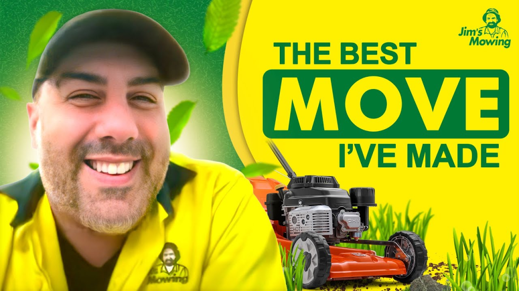 Mark Tirimacco sharing how he moved from tiling into a Jim’s Mowing franchise with about 65 clients in South Australia
