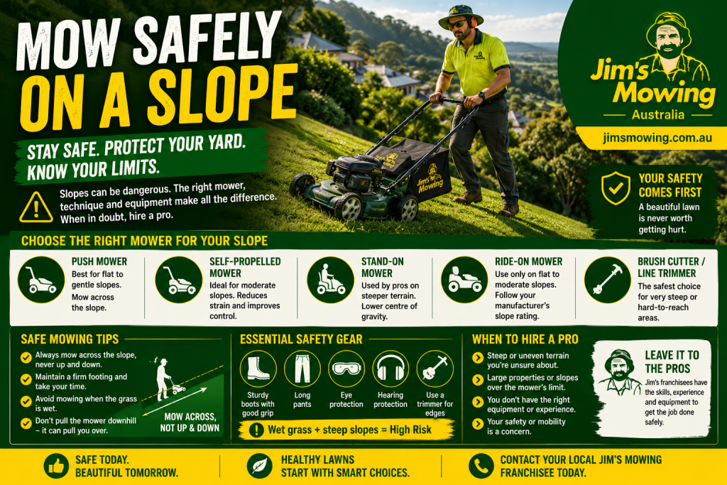 How to Mow Safely on a Slope (And When to Hire a Pro)