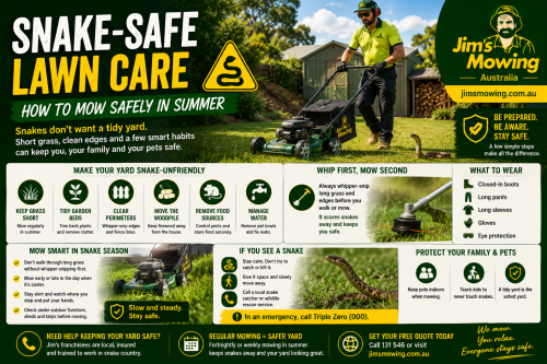 Snake-Safe Lawn Care: How to Mow Safely in Summer