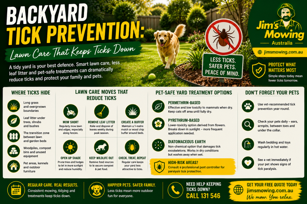 Backyard Tick Prevention: Lawn Care That Keeps Ticks Down